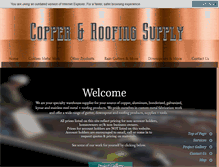 Tablet Screenshot of coppersupply.net